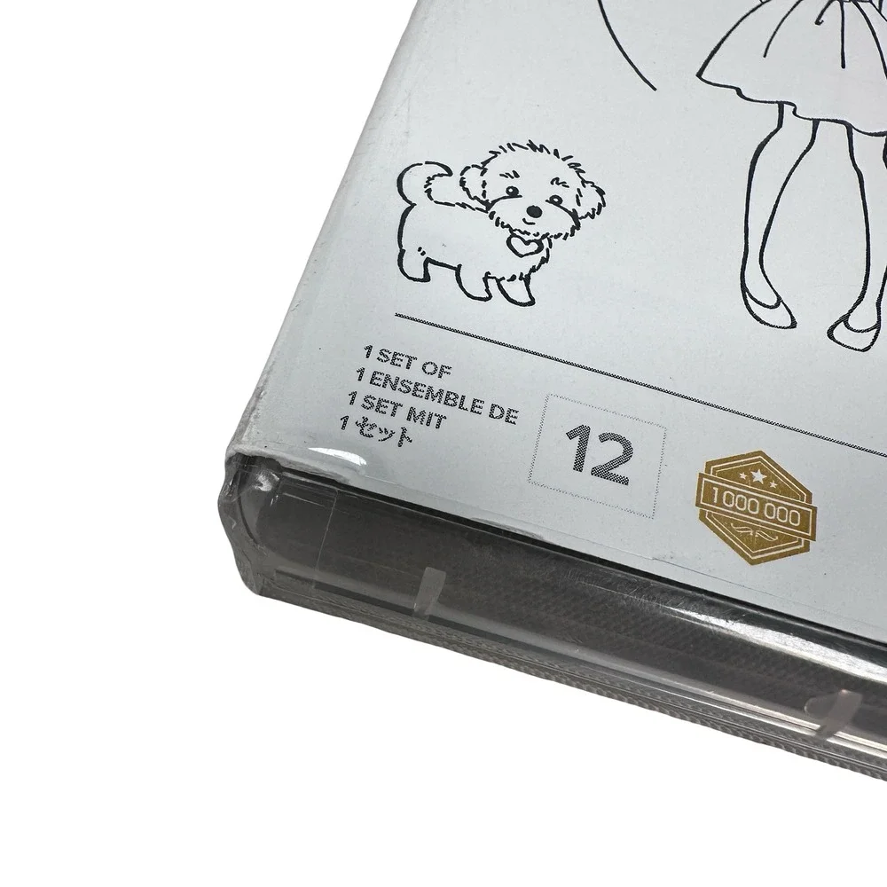 Stampin Up Hey Girlfriend Cling Stamp Set 154516 Red Rubber 12 Pieces New